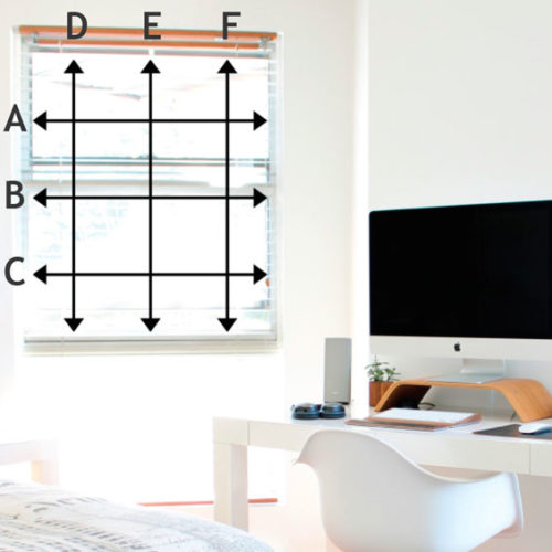 como medir cortinas dentro del marco