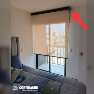 Cenefa de pvc para Cortinas Roller a la medida, variedad de colores disponibles