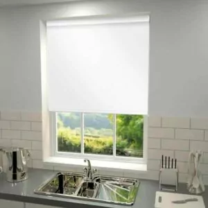 Cortinas Roller Blackout basic pvc color blanco en calidad premium a la medida, sistema manual o motorizado