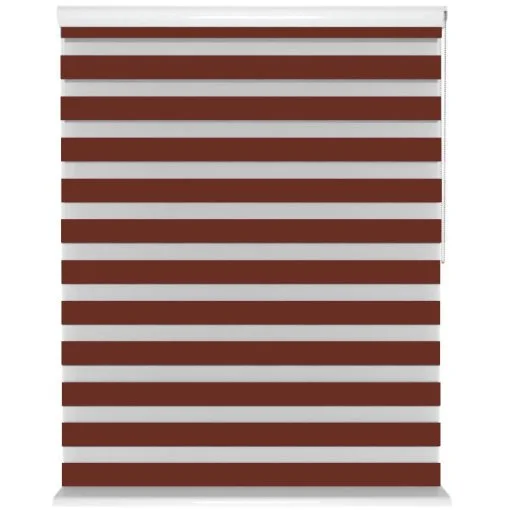 Cortinas Roller Duo Zebra, Tela Elemental, varios colores - Marca Rollux