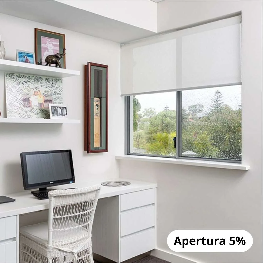 cortinas roller screen 5% con filtro uv