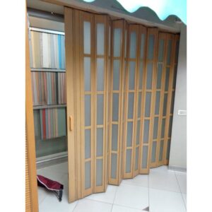 Puerta Plegable de PVC Decorativa, apanelados hecha a medida, variedad de diseños y colores