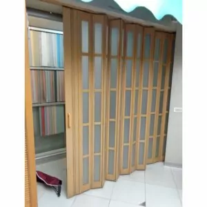Puerta Plegable de PVC Decorativa, apanelados hecha a medida, variedad de diseños y colores