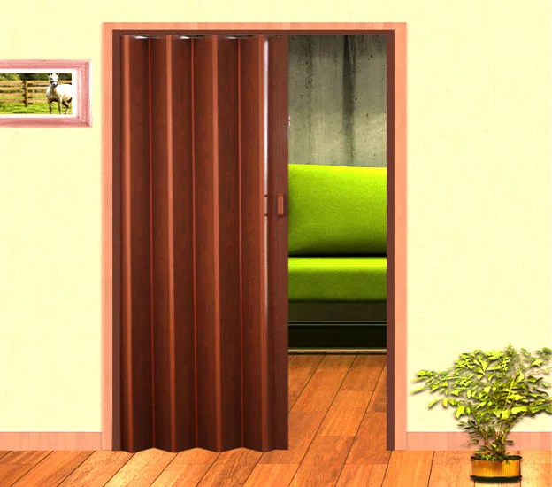 Puerta plegable ensemblada de PVC a medida diferentes colores puerta de  interior