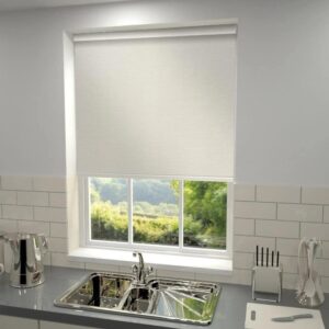 Cortinas Roller Blackout basic pvc color crema en calidad premium a la medida, sistema manual o motorizado