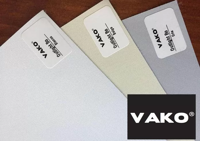 Cortina Roller Blackout Crema Marca Vako 120x165cm - Imagen 4