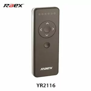 Control Remoto Raex modelo YR2116 color Negro 7 canales color negro