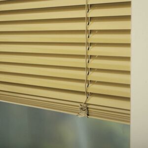 Persianas Horizontales de Aluminio color Mustard de 25mm, calidad Premium