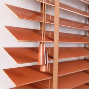 Persianas Venecianas de Madera Basswood de 50mm hechas a la medida - variedad de colores