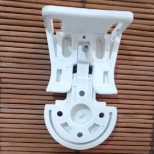 Soporte para Cortina Motorizada marca Somfy color blanco