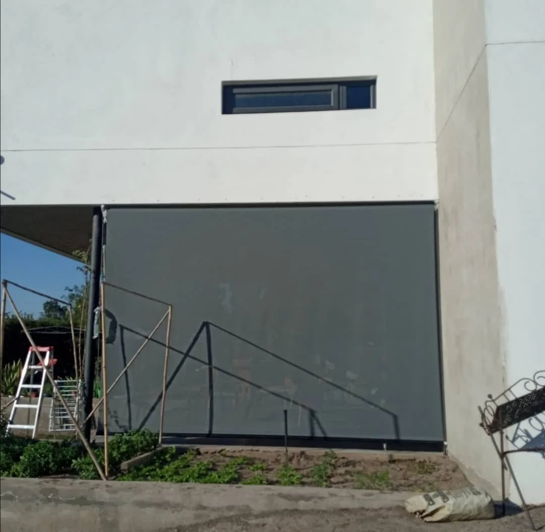 Toldo Vertical para Terrazas en Tela Screen con Sistema Manual de manivela fabricados a la medida - varios colores - Imagen 6