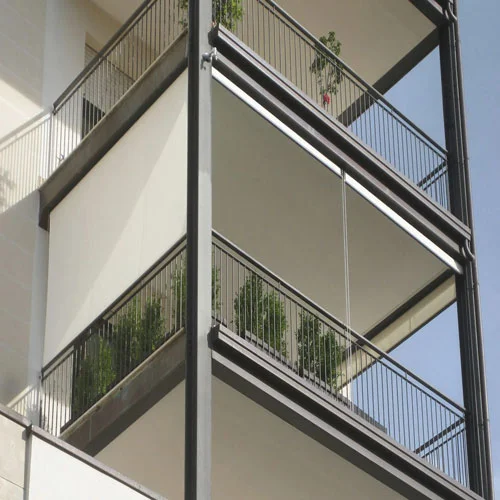 Toldo Vertical para Terrazas en Tela Screen con Sistema Manual de manivela fabricados a la medida - varios colores - Imagen 5