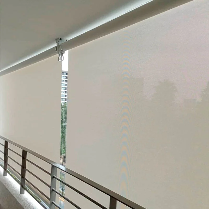 Toldo Vertical para Terrazas en Tela Screen con Sistema Manual de manivela fabricados a la medida - varios colores - Imagen 2