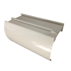 Cabezal de Aluminio, cenefa para Cortinas Roller a la medida con soportes de instalación