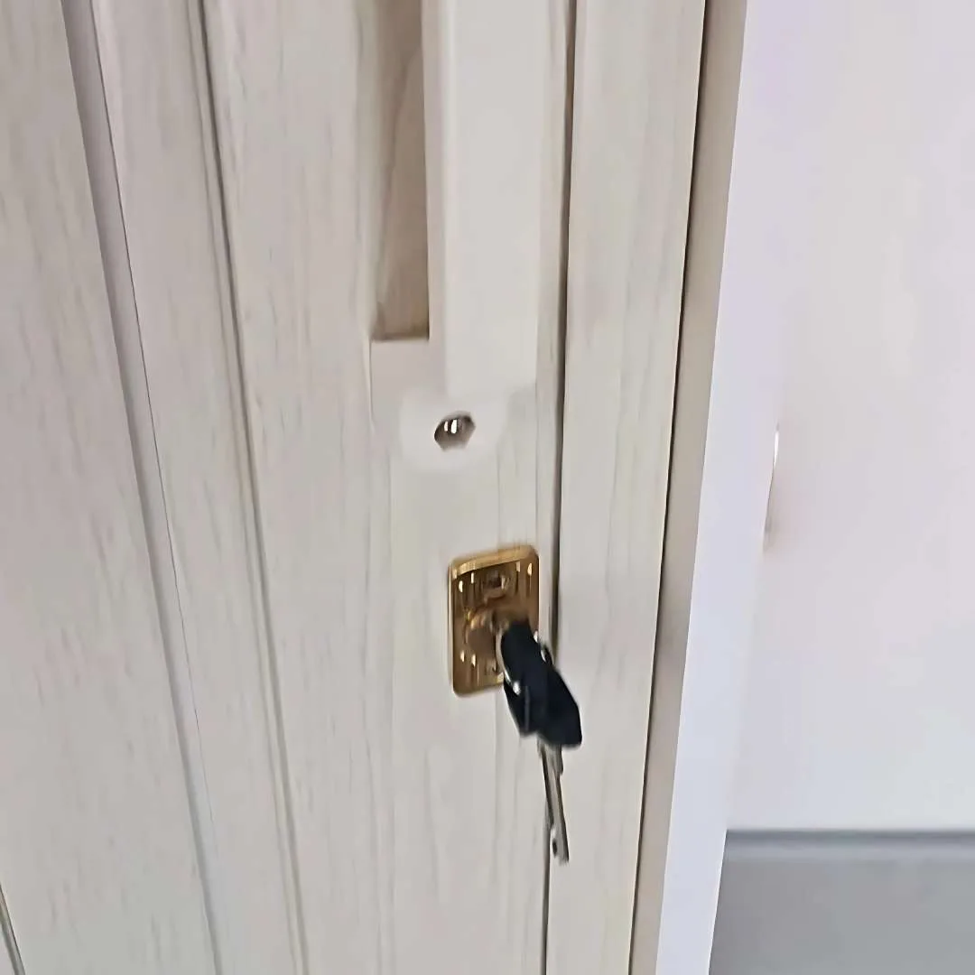 chapa para puerta plegables de pvc con 2 llaves