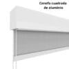 cenefa cuadrada para cortinas roller
