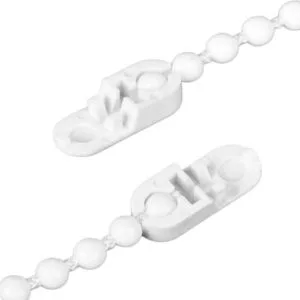 Conector de cadena para cortinas roller color blanca - 6 unidades