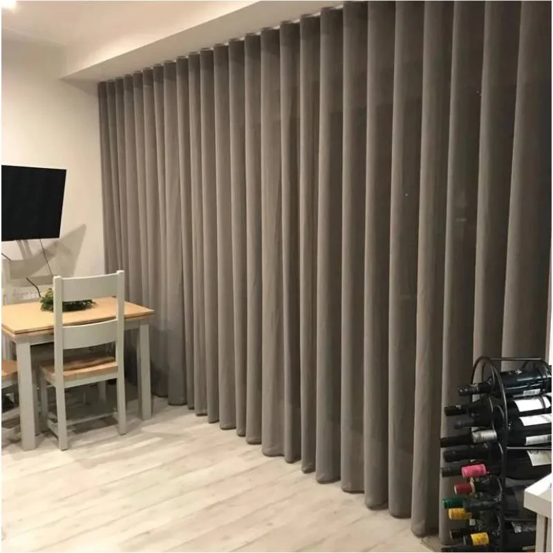 Riel ripple fold para cortinas onda perfecta en color blanco, fabricadas a medida con bastones - Imagen 3