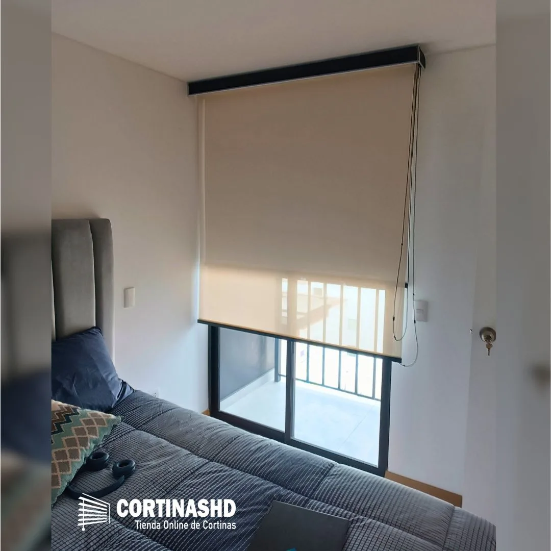 cortinas roller doble screen y blackout a medida con cenefa