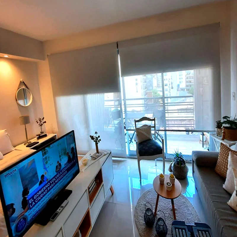 Cortinas Roller Dobles en tela 100% blackout + screen 5% , hechos a medida en variedad de colores disponibles - Imagen 10