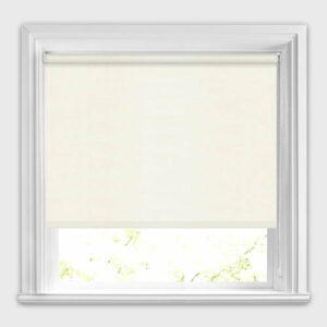 Cortinas Roller Blackout en tela petra-bo color crema a la medida - marca Rollux