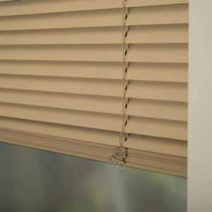 Persianas Horizontales de Aluminio color moka de 25mm, calidad Premium