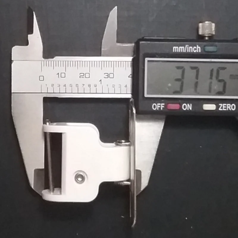 Freno para cortinas romanas, bloqueo de cordón más 2 poleas, color blanca - Imagen 4