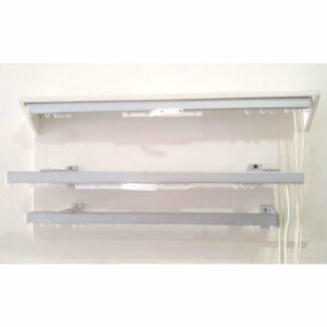 riel de aluminio para cortinas