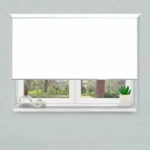 Cortinas Roller Blackout marca Flexalum tela Ramie a medida, variedad de colores disponibles