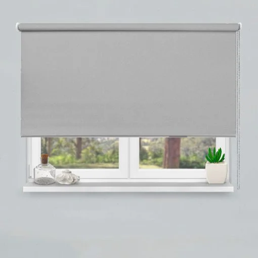 Cortinas Roller Blackout marca Flexalum tela Lumina a medida, variedad de colores disponibles