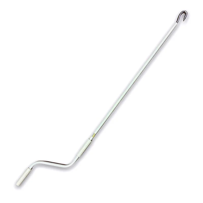 Manivela para toldos enrollables, medida de 150 cm de largo, color blanco