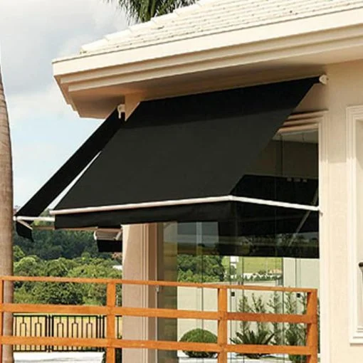 Toldo Pivotante Brazos Fijos para casa locales comerciales a la medida marca flexalum