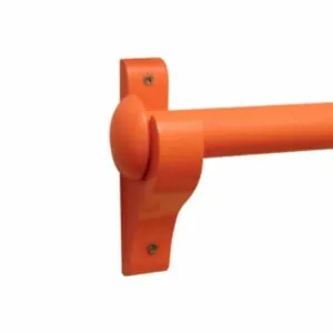 Barra de Madera para cortinas a la medida, con terminal lenteja y soportes, varios colores