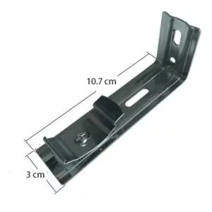 Soporte para persianas verticales de pvc con extensión, para riel de 1 1/2" - 03 unidades