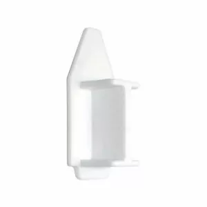 Tapa de plástico para cortinas roller - Tapa de riel inferior 6 unidades