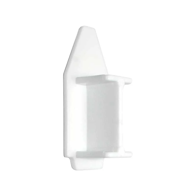 Tapa de plástico para cortinas roller - Tapa de riel inferior 6 unidades