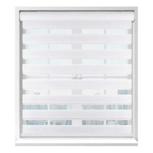 Cortinas roller duo zebra neolux a medida en tela luxury marca Vertilux - variedad de colores disponibles