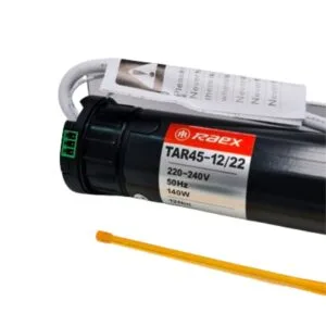Motor marca Raex para cortinas roller motorizadas, modelo TAR45 12/22