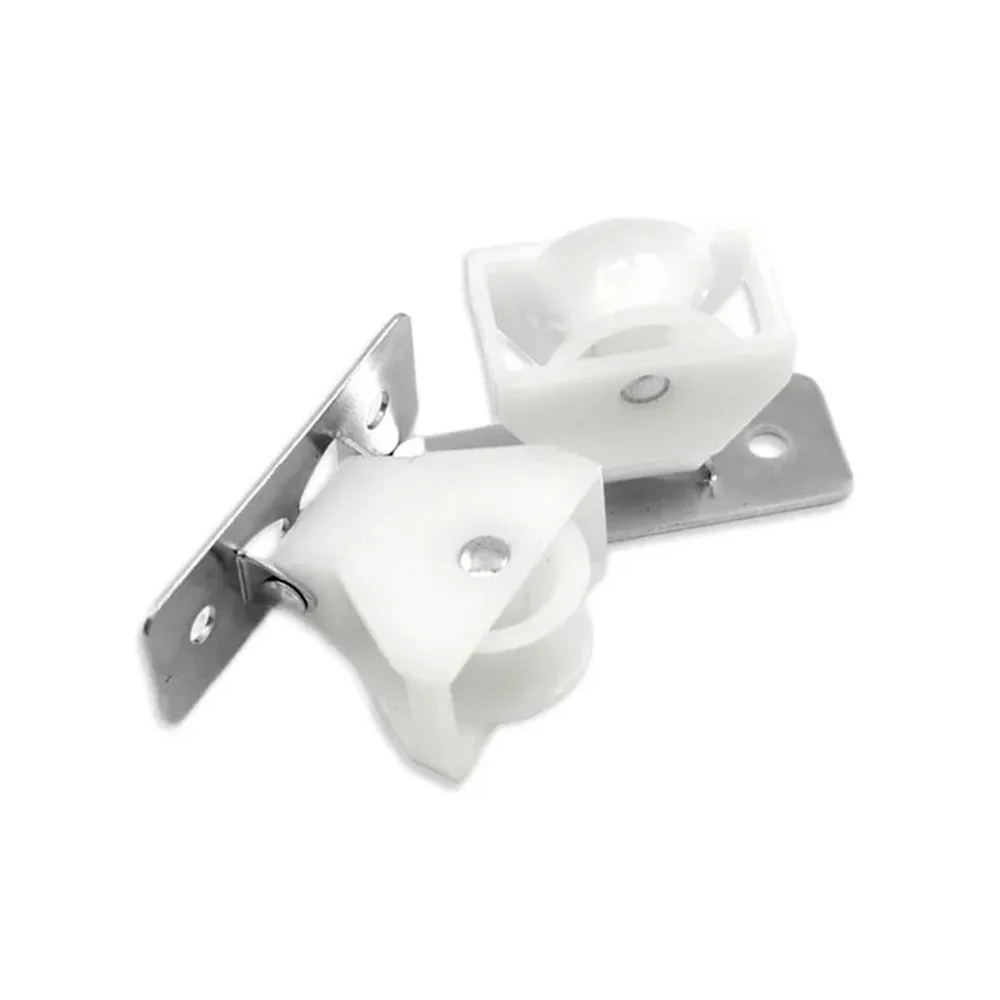 Poleas de cordón para cortinas romanas, estores color blanco - 02 unidades - Imagen 2