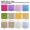 Estor borlón semiopaco a medida en variedad de colores Cortinashd