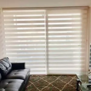 Cortinas Roller Duo marca Flexalum tela screen, Roller Día y Noche, hecha a medida en variedad de colores