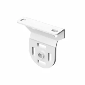 Soporte central para cortinas roller marca rollease, color blanco, para tubo de 38mm