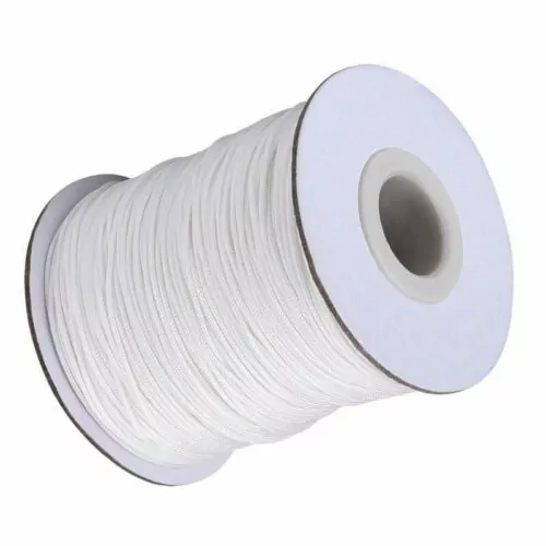 Cordón para cortinas romanas, estores, en color blanco, varios tamaños disponibles