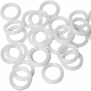 Argollas para estores, cortinas romanas resistentes de color blanco, varias cantidades disponibles