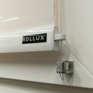 Cable guia lateral para cortinas roller marca rollux, para ventanas tipo batientes