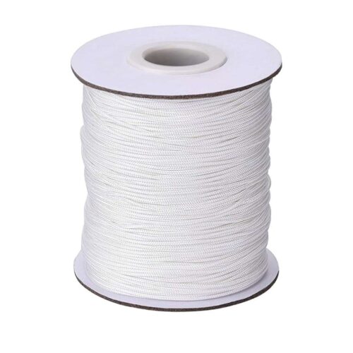 Cordón para cortinas romanas, estores, color blanco, varios tamaños disponibles