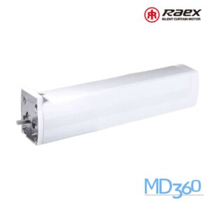 Motor para cortinas eléctricas marca Raex modelo md360 + 01 control remoto de 6 canales