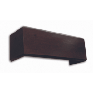 cenefa de madera biselada para cortinas