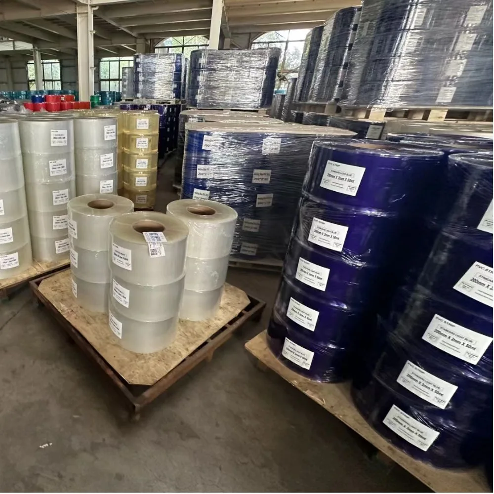 Tiras de PVC Transparentes Lisas para Cortinas de Aislamiento Industrial de Tráfico Pesado – Thermofilm por Metro - Imagen 5