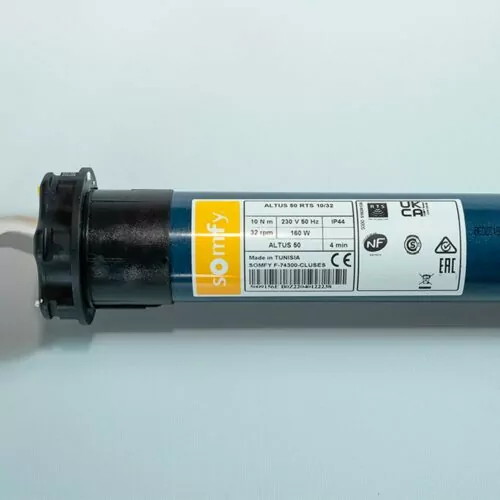 Motor tubular Marca Somfy modelo Altus 50 RTS 10/32